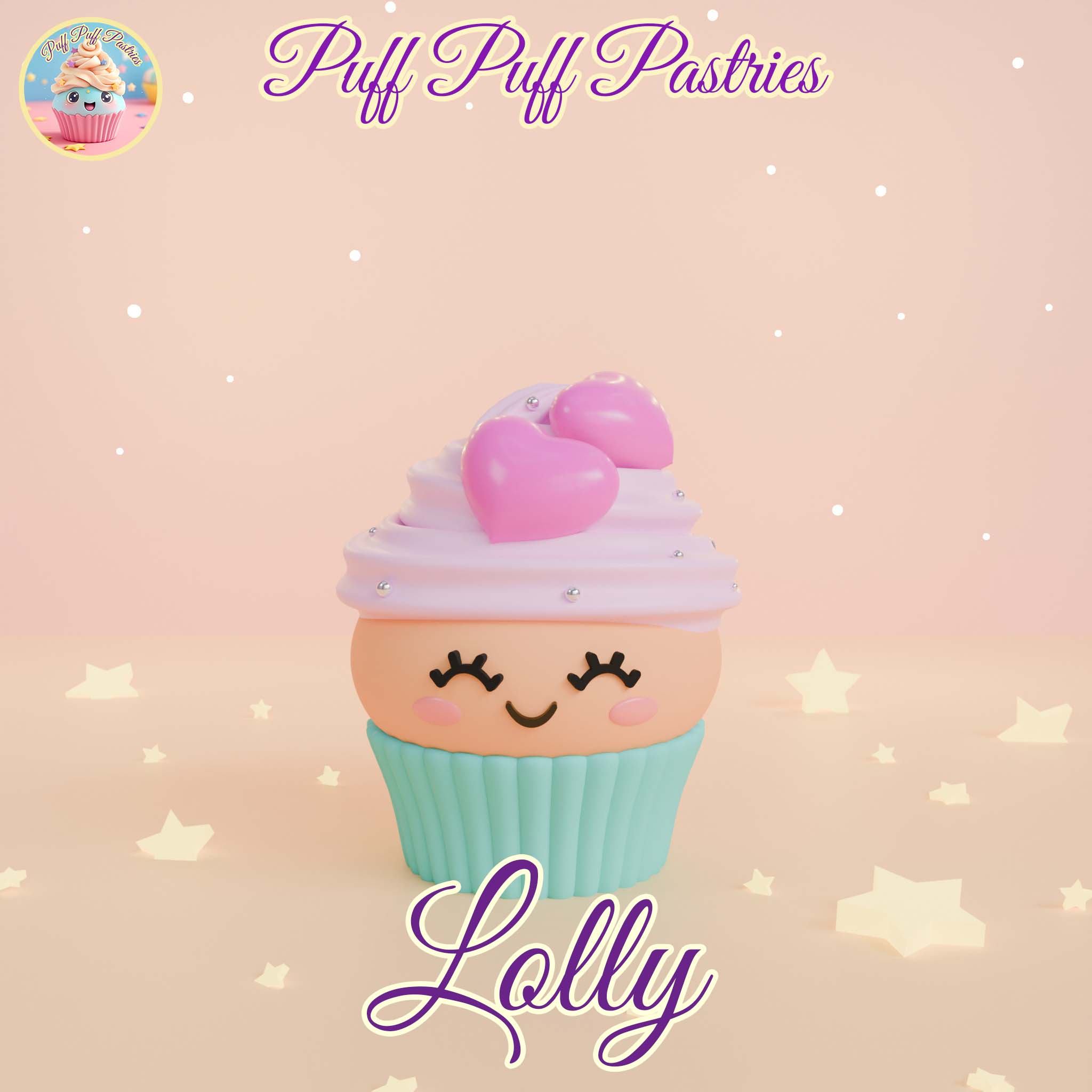 Kawaii Cupcake Lolly